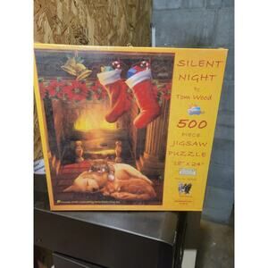 SunsOut 500 piece jigsaw puzzle Silent Night by Thomas Wood 28536 18" x 24"